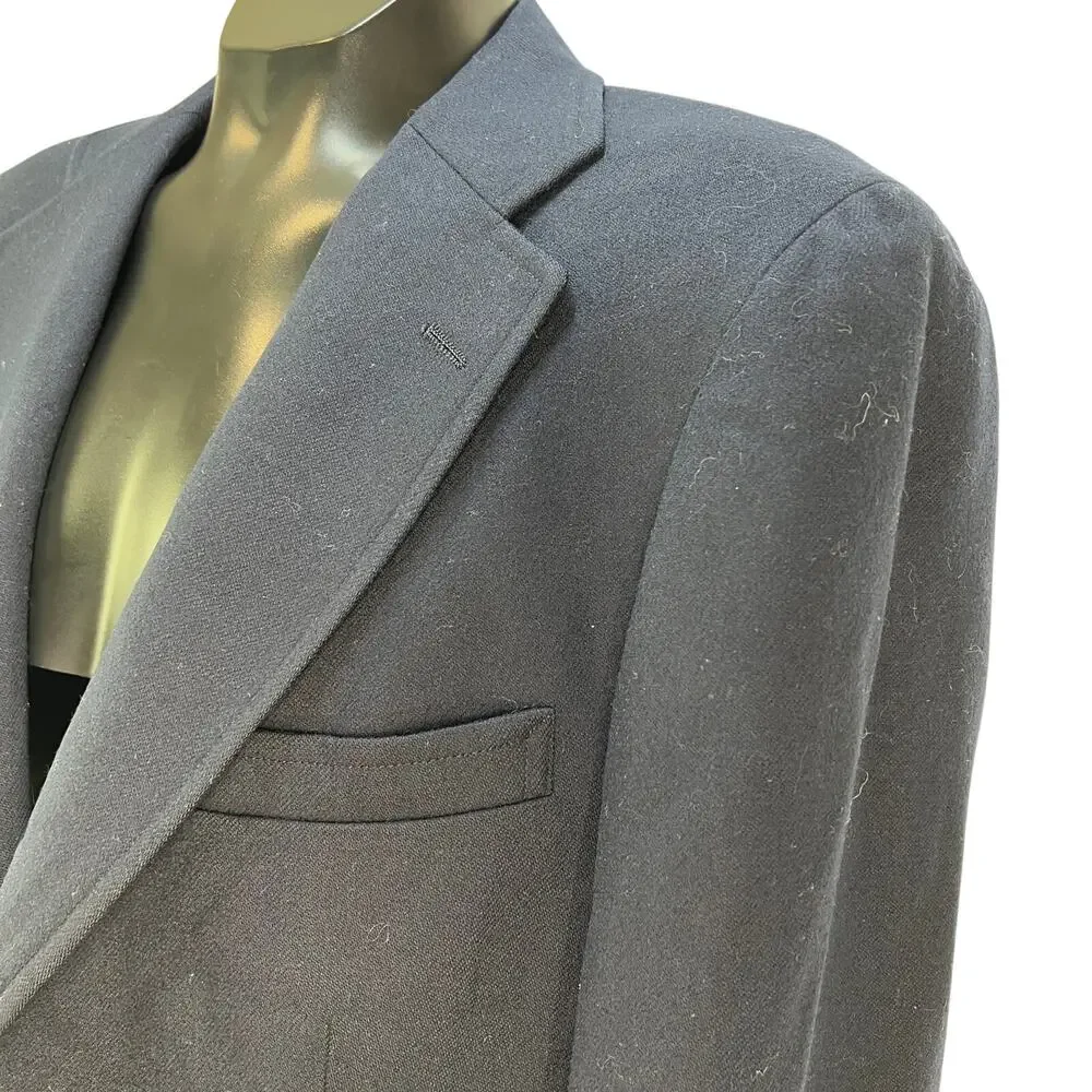 Vintage Chaps Ralph Lauren Wool Navy Blazer
